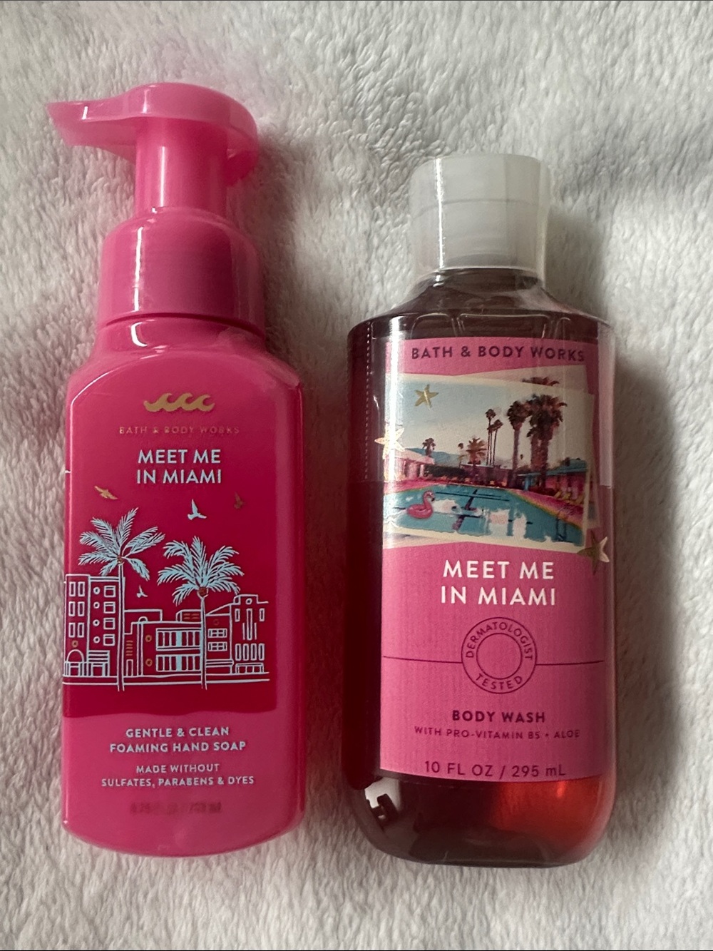 Bath & Body Works Meet Me In Miami Body Wash & Foaming Hand Soap NWT